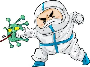 In opposition to Coronavirus Slide